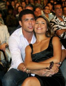 Bia Anthony and Ronaldo Luis Nazário De Lima