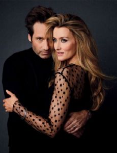 David Duchovny and Natascha McElhone