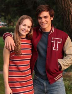 K.J. Apa and Britt Robertson