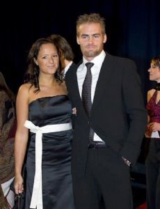 Olof Mellberg and Carolina Kihl