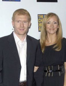Paul Scholes and Claire Scholes