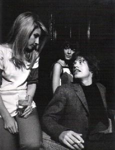 Mick Jagger and Baby Jane Holzer