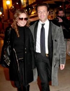 Geri Halliwell and Fabrizio Politi