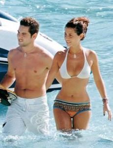 Elena Tablada and David Bisbal