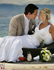 Wade Redden and Danica Topolnisky