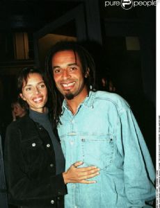 Yannick Noah and Heather Stewart-Whyte