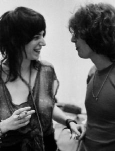 Patti Smith and Allen Lanier