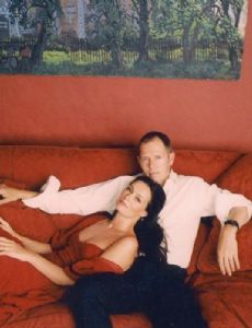 Paul Simonon and Tricia Ronane
