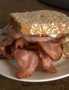 Bacon sandwich