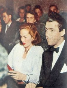 Ellen Ross and Jimmy Stewart