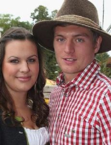 Toni Kroos and Jessica Farber