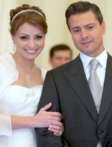 Angelica Rivera and Enrique Peña Nieto
