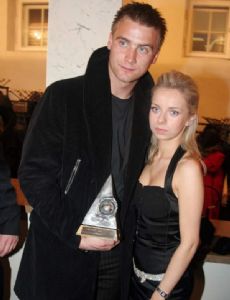 Artur Boruc and Katarzyna Modrzewska