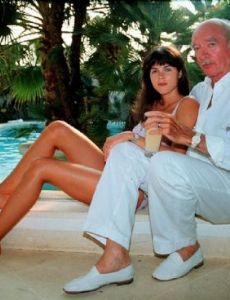 Eddie Barclay and Caroline Joëlle Giganti