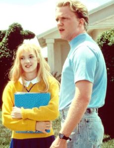 Winona Ryder and Anthony Michael Hall