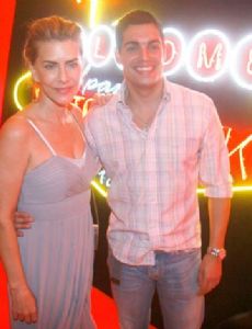 Maitê Proença and Alexandre Colombo