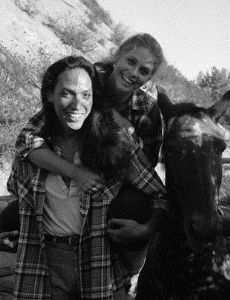 Lindsay Wagner and Henry Kingi