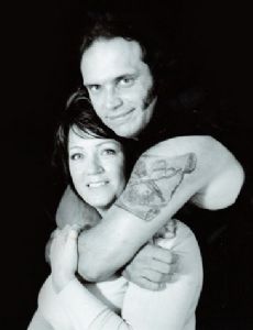 Blaze Bayley and Debbie Hartland