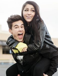 Kian Lawley and Andrea Russett