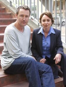 Samantha Spiro and Mark Leadbetter