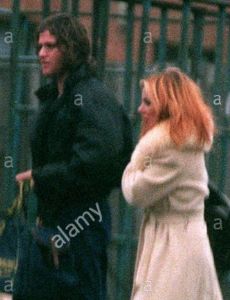 Geri Horner and Giovanni Laporta
