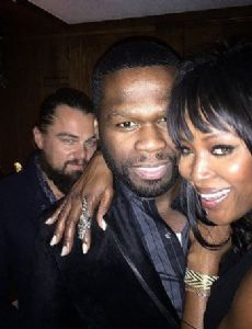50 Cent and Naomi Campbell