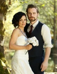 Alexandra Barreto and Rider Strong