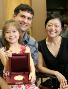 Euna Lee and Michael Saldate