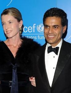Fareed Zakaria and Paula Throckmorton