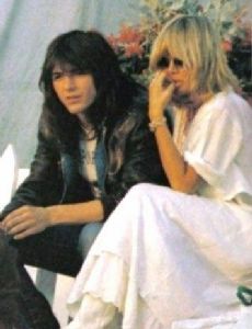 Britt Ekland and Phil Lewis