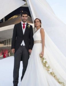 Raúl Albiol and Alicia Roig