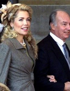 Aga Khan IV and Gabriele Zu Leiningen
