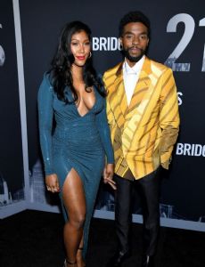 Chadwick Boseman and Taylor Simone Ledward