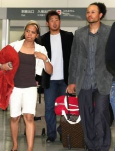 Coco Crisp and Maria Crisp
