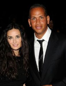 Alex Rodríguez and Demi Moore