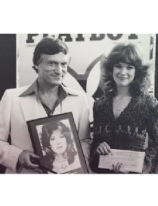 Candy Loving and Hugh Hefner