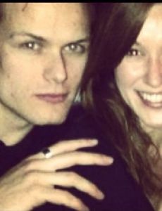 Sam Heughan and Abbie Salt