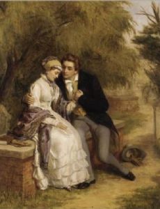 Mary Shelley and Percy Shelley