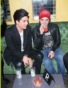 Adam Lambert and Ferras
