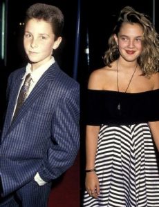 Drew Barrymore and Christian Bale