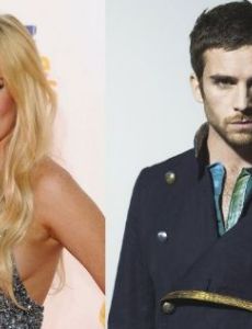 Lindsay Lohan and Guy Berryman