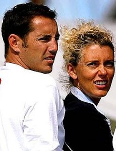 Sally Ridge and Adam Parore