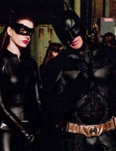 Christian Bale and Anne Hathaway