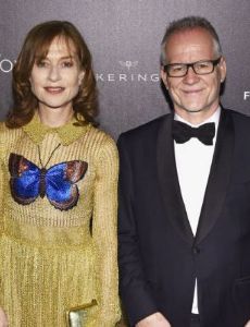 Isabelle Huppert and Ronald Chammah