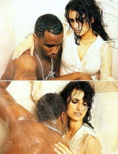Sean Combs and Penélope Cruz