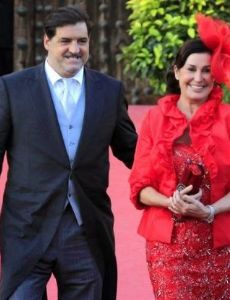Carmen Martínez Bordiu and José Campos García