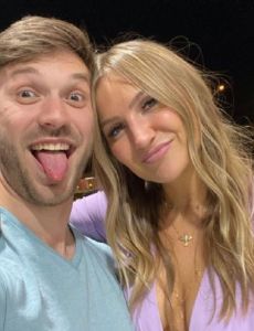 Daniel Suárez (racing driver) and Julia Piquet