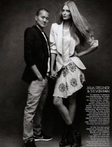 Julia Stegner and Steven Pan