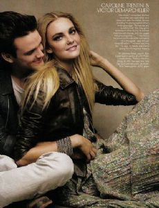 Caroline Trentini and Victor Demarcheure