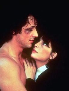 Talia Shire and Sylvester Stallone